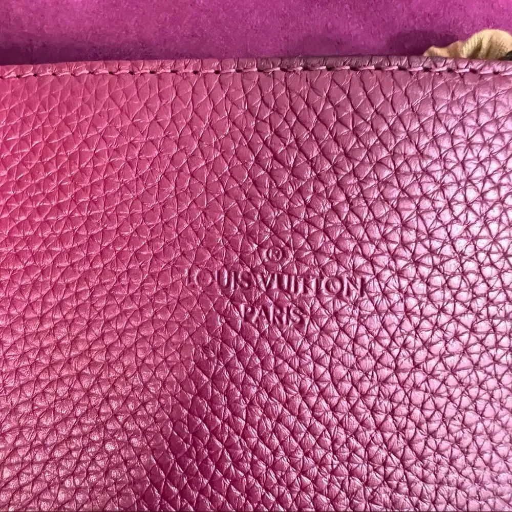 LOUIS vuitton volta taurillon leather grape crossbody